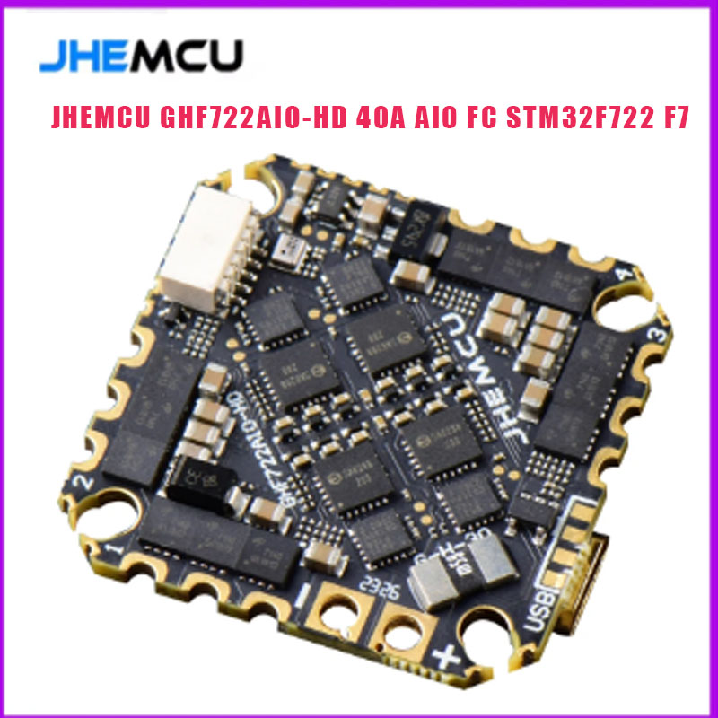 JHEMCU GHF722AIO-HD 40A AIO FC - Betaflight Fc F7 review and price
